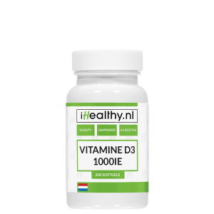 Vitamine-D3-25mcg 1000IE- 200 softgels - iHealthy.nl
